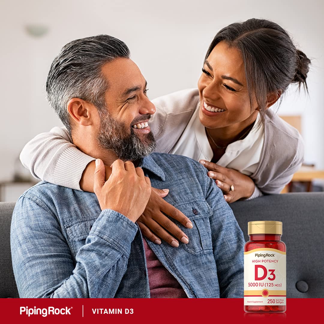 Piping Rock Vitamin D3 5000 IU Softgels 250