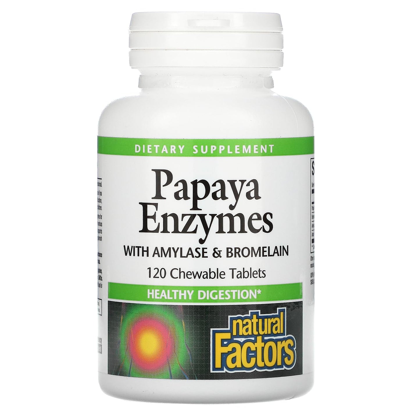 Natural Factors Papaya Enzymes 120 Tablets