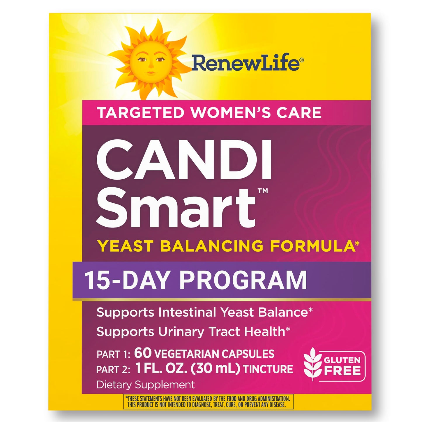 Renew Life CandiSmart 15 Day Yeast Cleanse Women's Care Formula Capsule 1