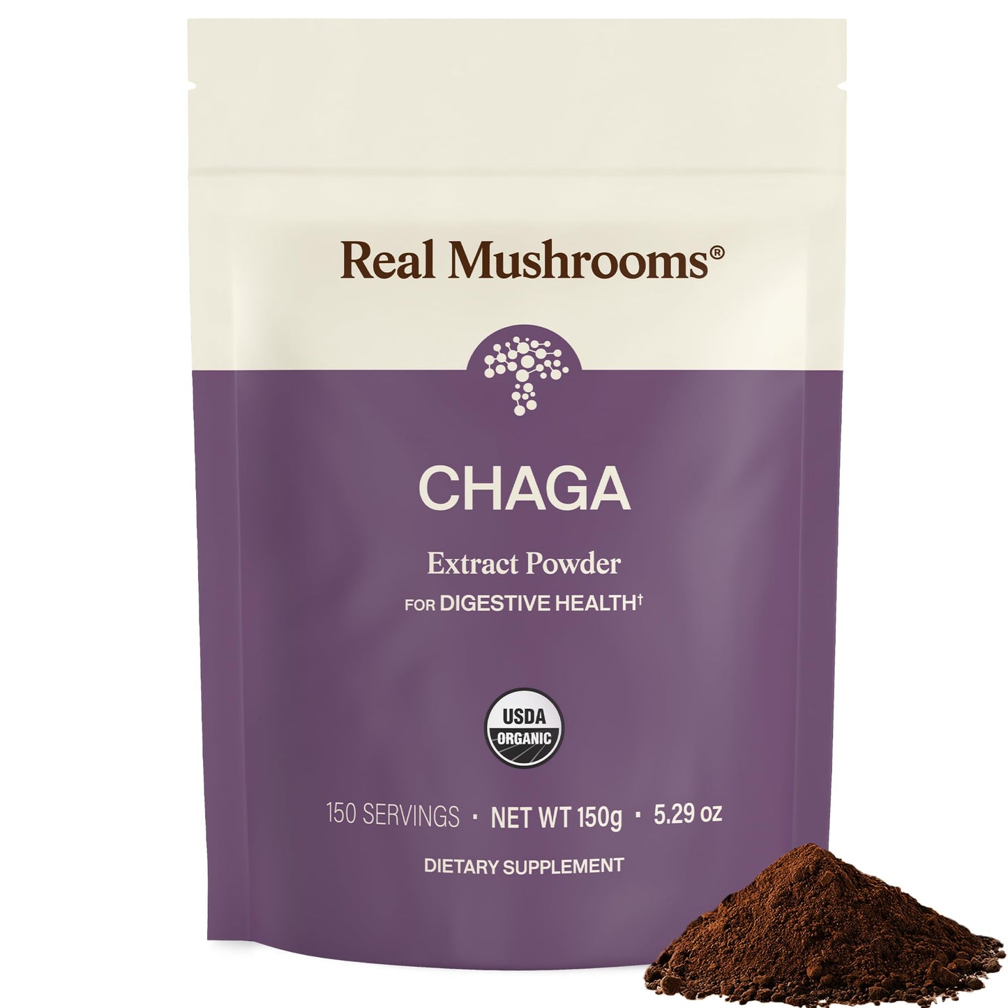 Real Mushrooms Chaga Mushroom Powder 5.29 Ounce