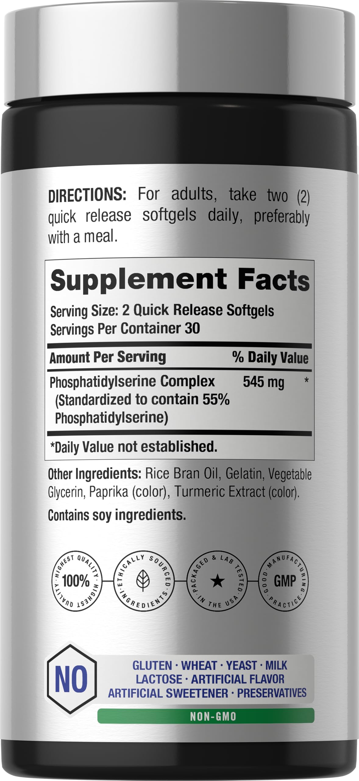 Horbäach Memory IQ Brain Support Supplement 60 Softgels