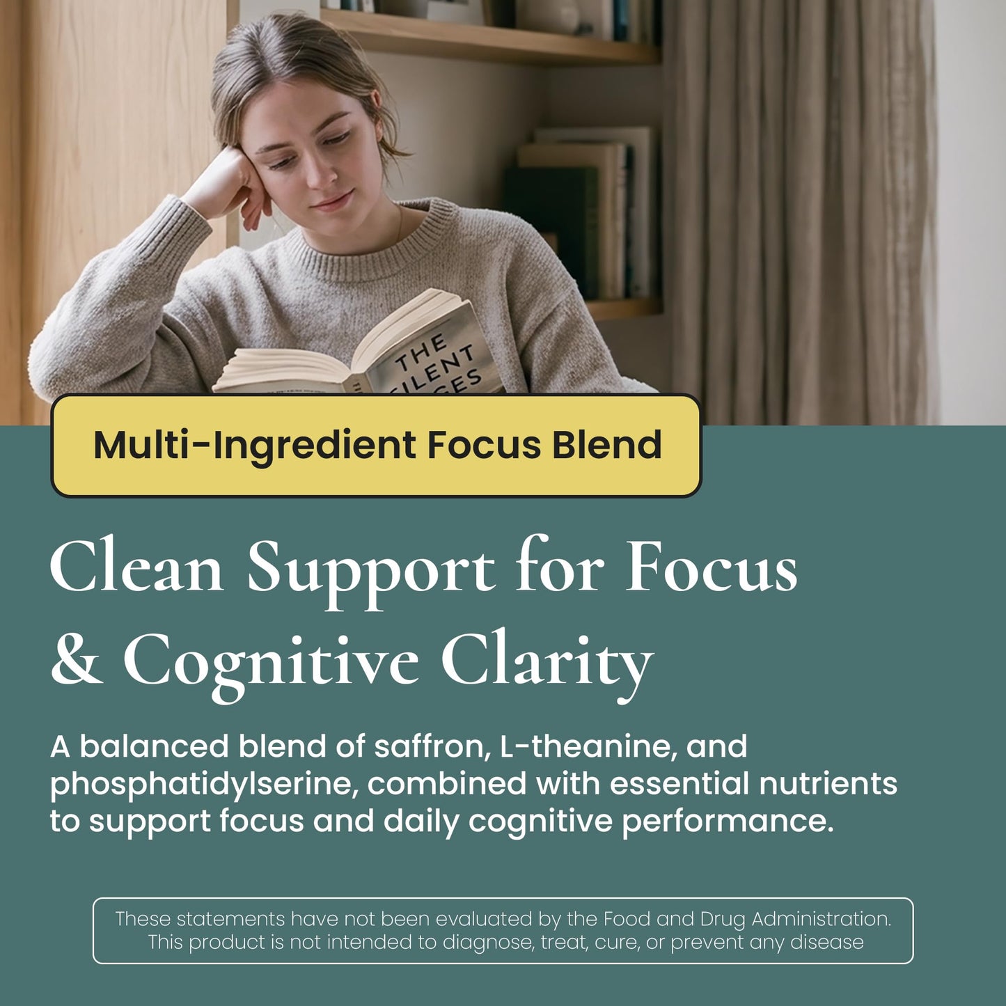 ELEVITA WELLNESS Focus Supplement Capsule 60 Count
