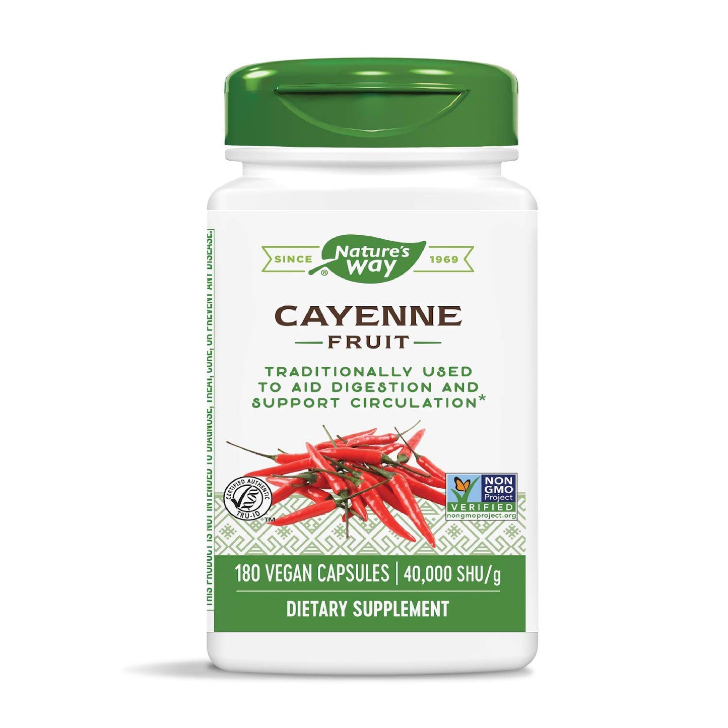 Nature's Way Cayenne 40,000 SHU Potency, 360 Capsules