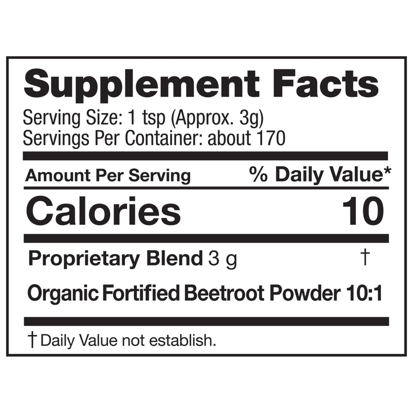 Generic Beetroot Powder, 18 Ounces