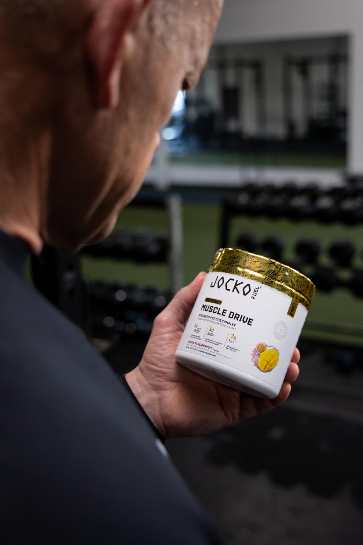 Jocko Fuel Muscle Drive Pro Series Mango Passionfruit Powder, 11.11 Servings