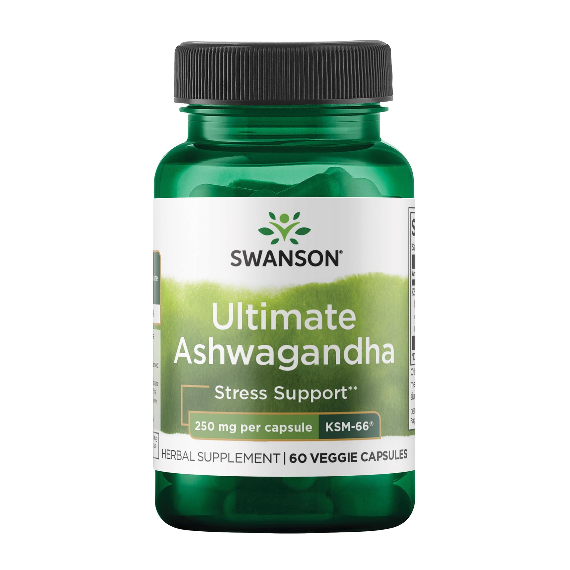 Swanson Ultimate Ashwagandha KSM-66 Capsules, 60 Count