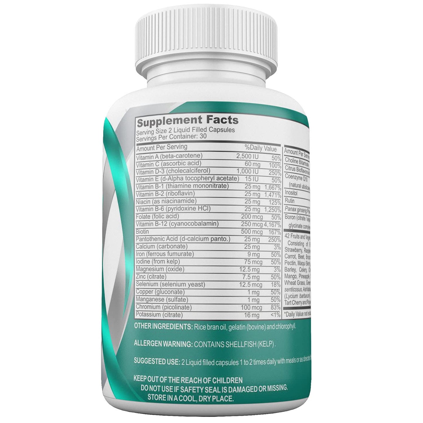 Universal Body Labs Post Bariatric Multivitamin with Iron Softgel, 1 Count