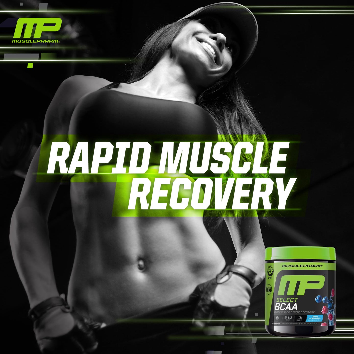 Muscle Pharm Essentials BCAA Powder 7.9 Ounce