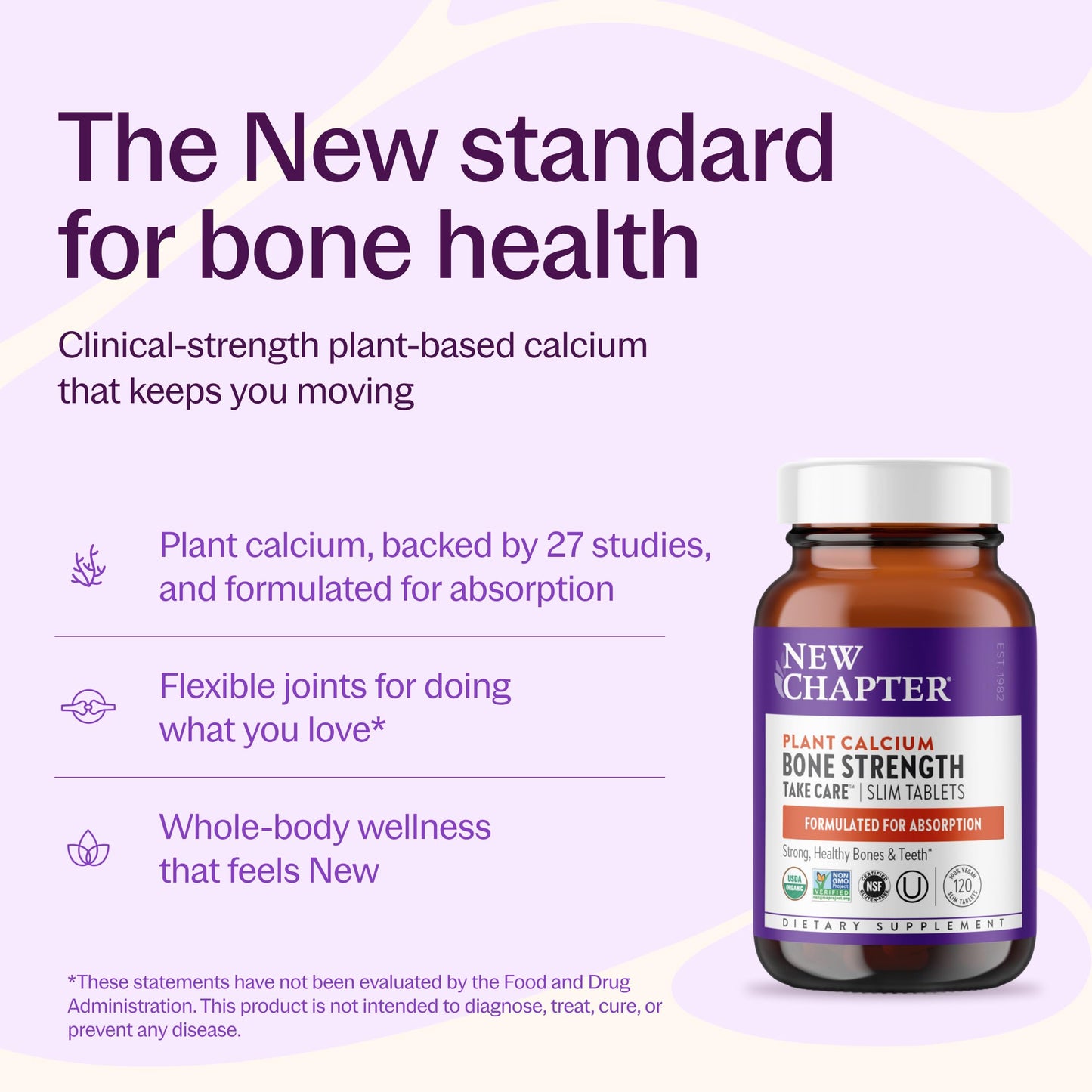 New Chapter Bone Strength Take Care Supplement 120 Tablets