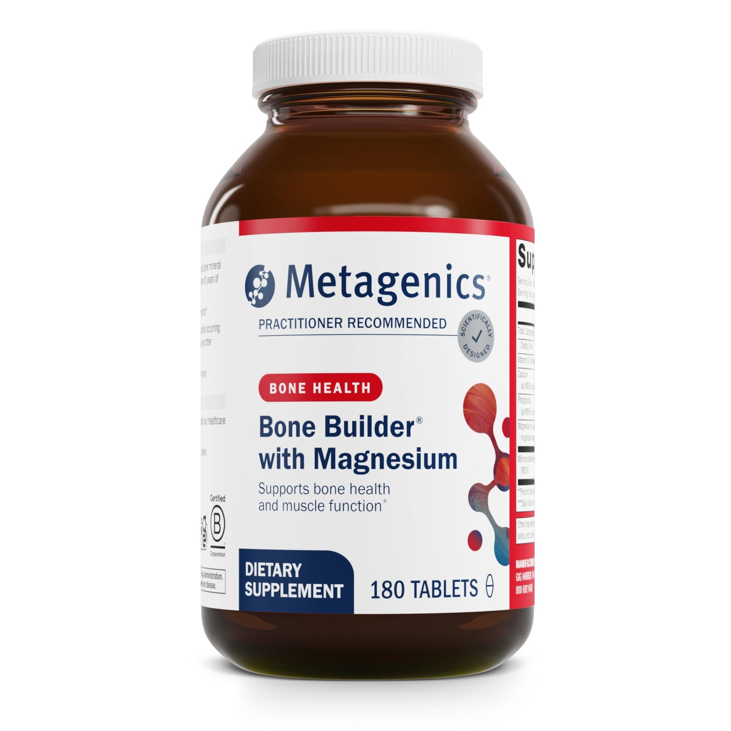 Metagenics Bone Builder with Magnesium, 180 Tablets
