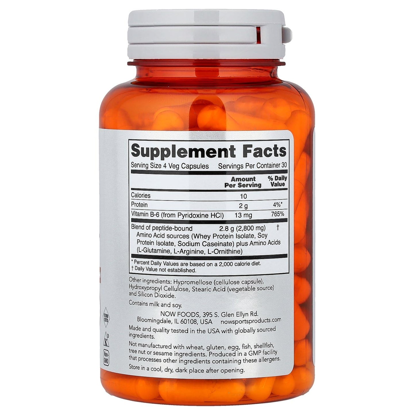 NOW Foods Amino Complete 120 Capsules