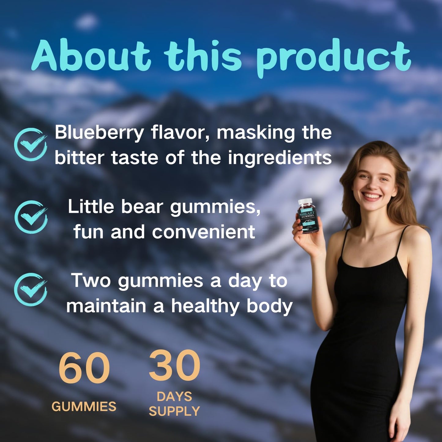 Putaojun Himalayan Gold Shilajit Gummies 60 Count