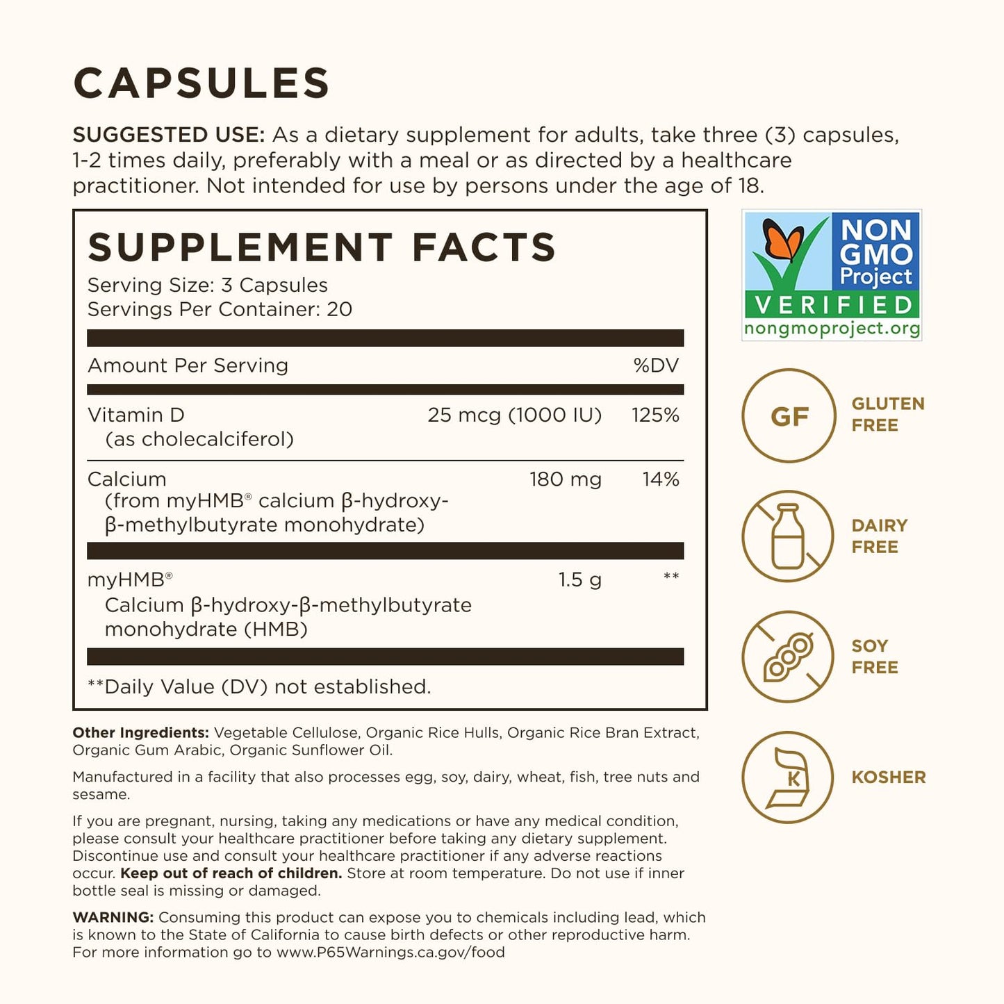 Solgar Muscle Maintenance Vitamin and Mineral Supplement Capsule 60 Count