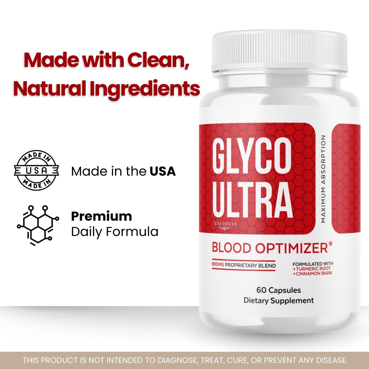 Valdivia Glyco Ultra Capsules 300 Capsules