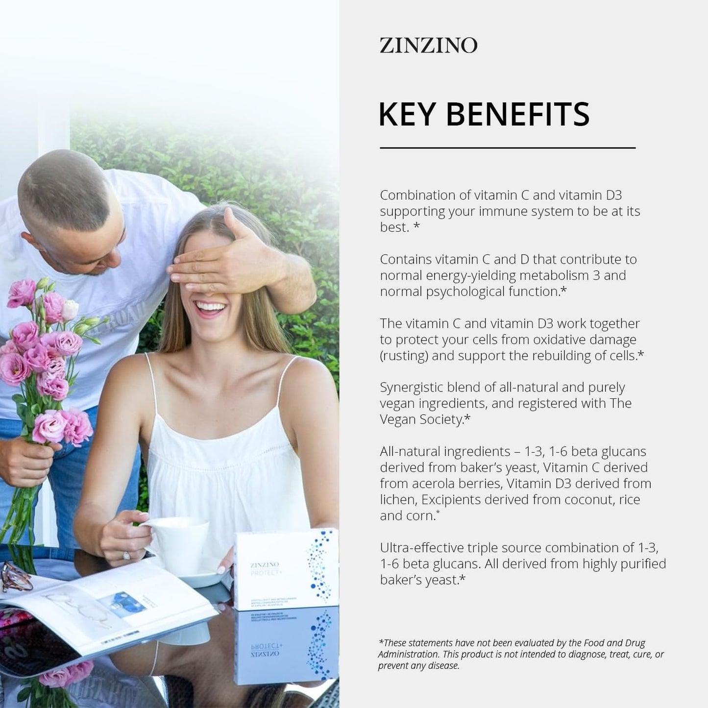 Zinzino Protect+ Immune Support 60 Capsules