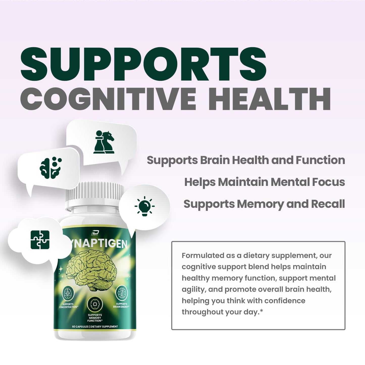 Indelo Synaptigen Supplement Capsules, 60 Capsules