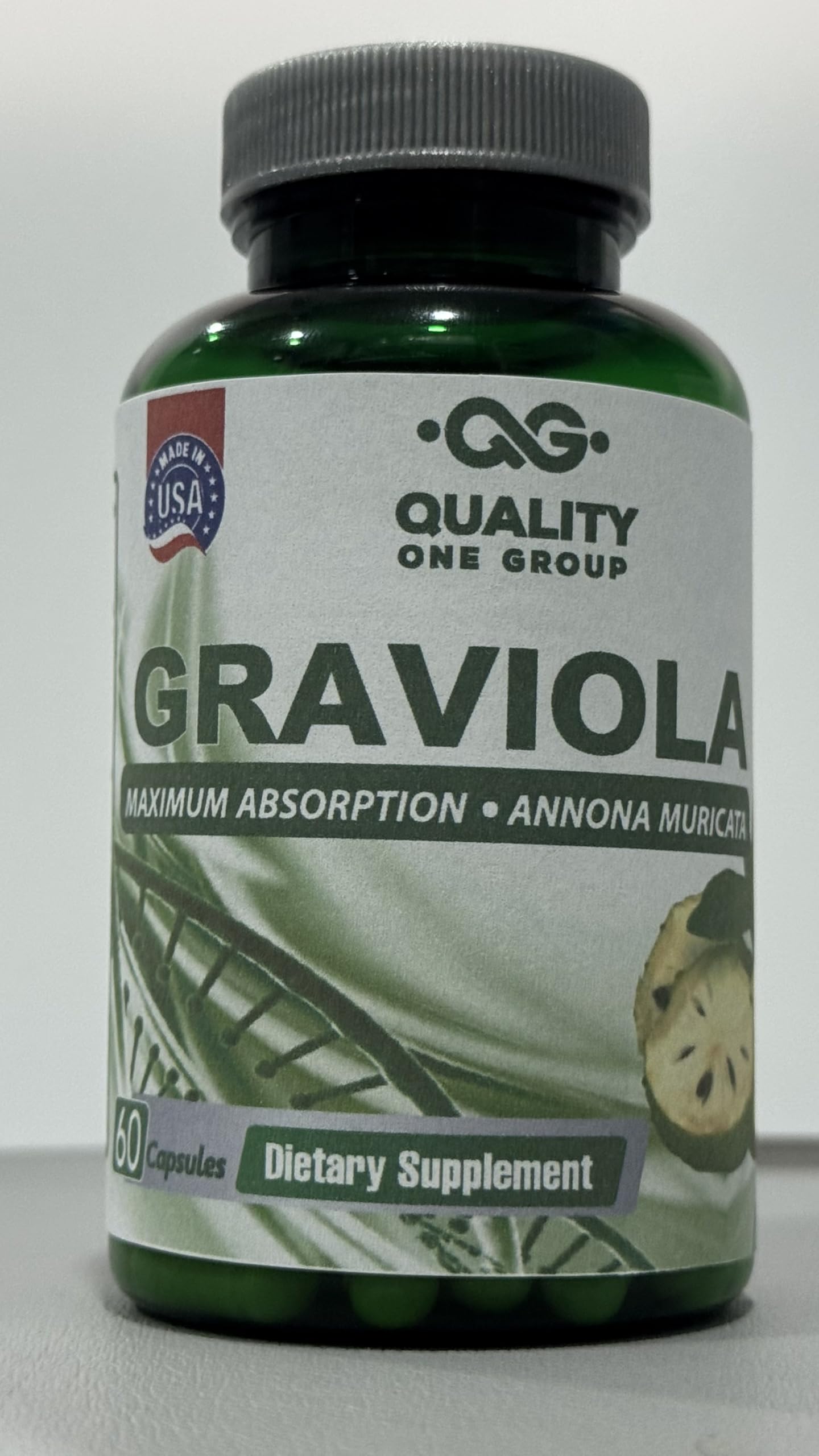 QUALITY ONE Graviola Max Pure Graviola Extract Capsule 60 Count