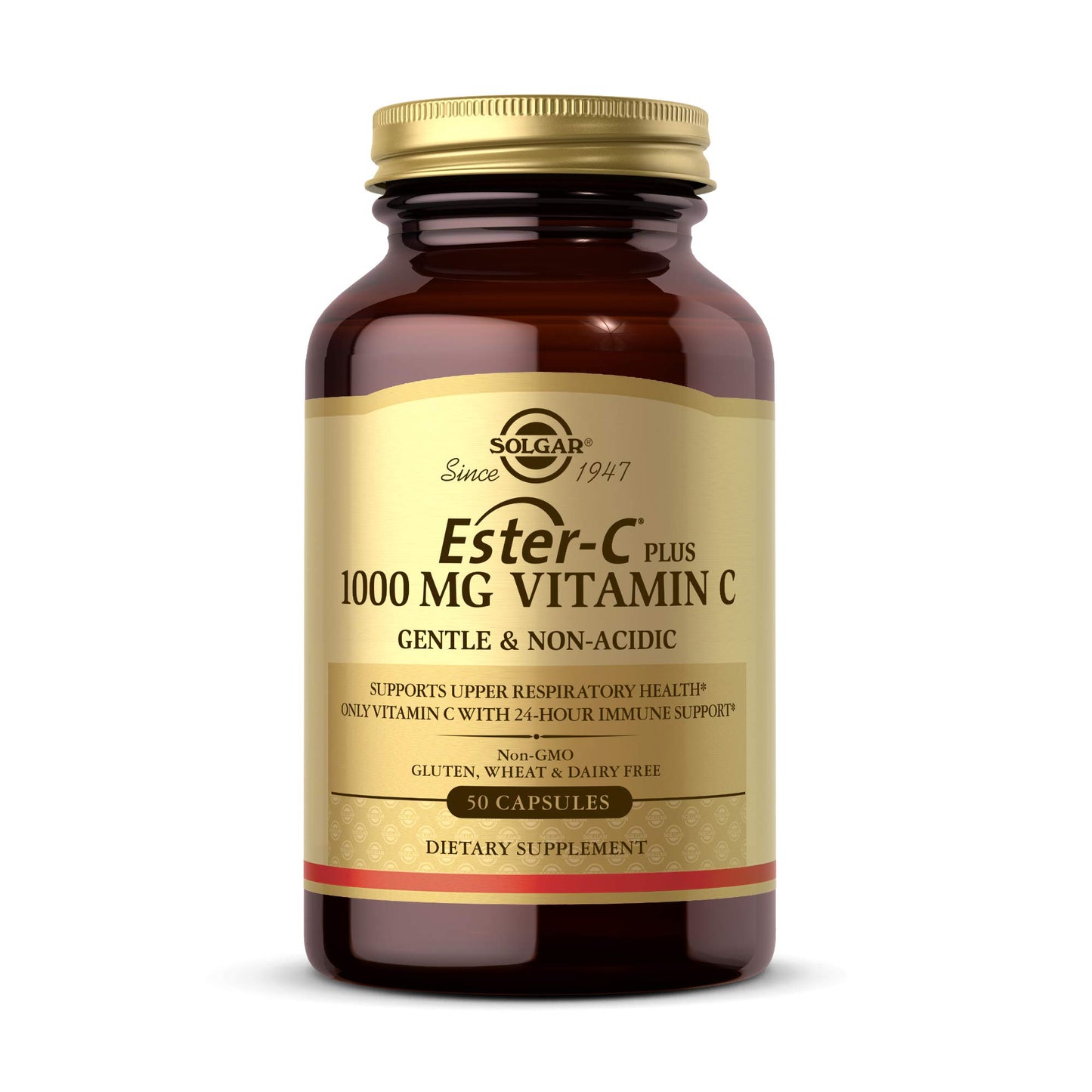 Solgar Ester-C Plus 1000 mg Vitamin C Capsules, 50 Count