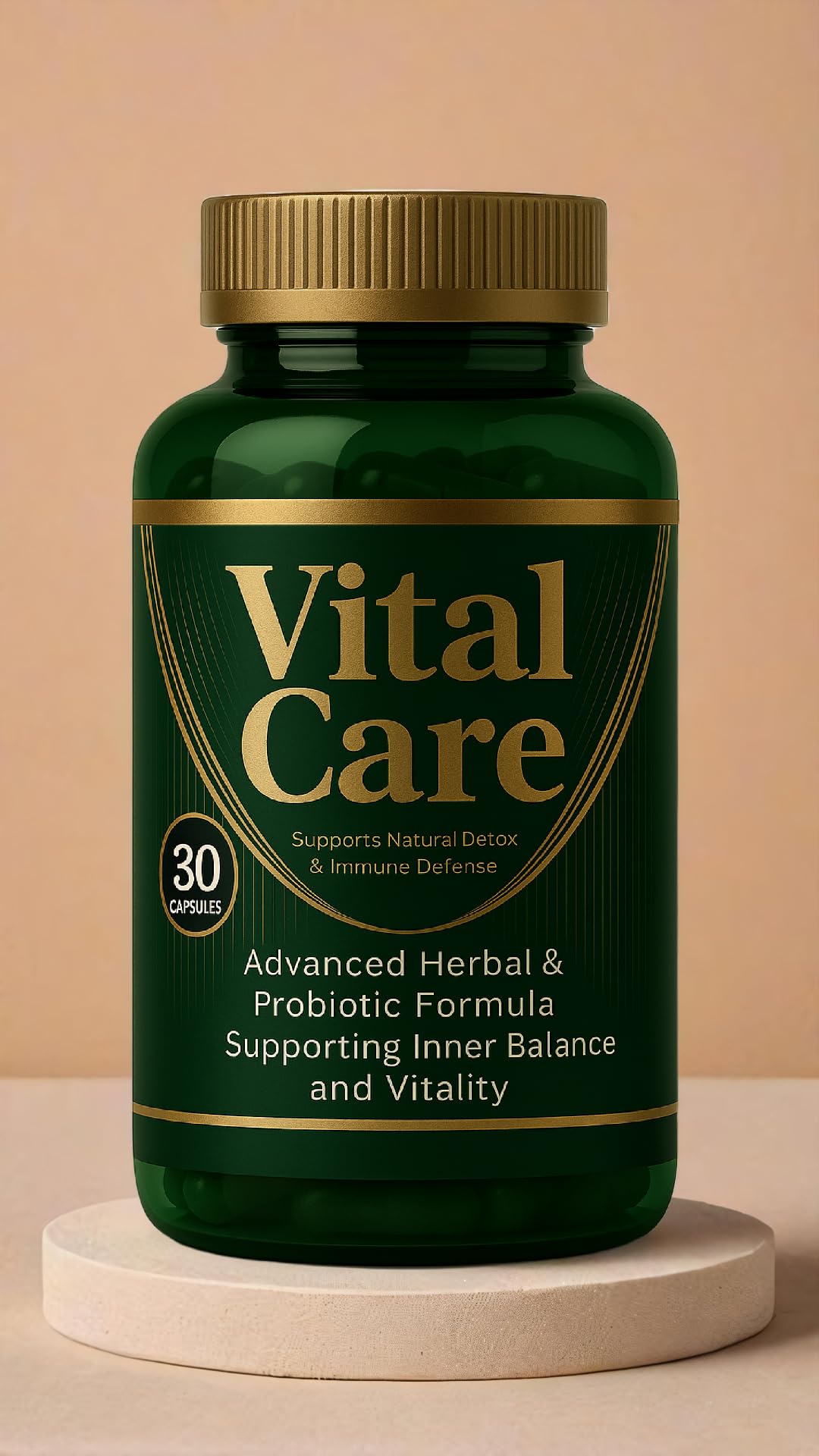 Generic Vital-Care Advanced Herbal & Probiotic Supplement Capsule 30