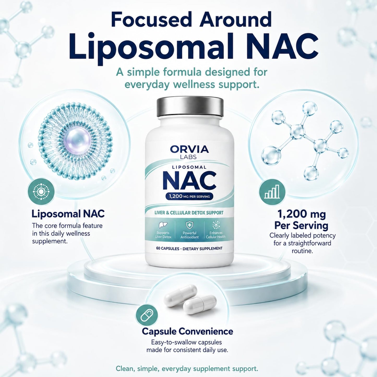 Hyuikiu Liposomal NAC Supplement Capsule 60 Capsules
