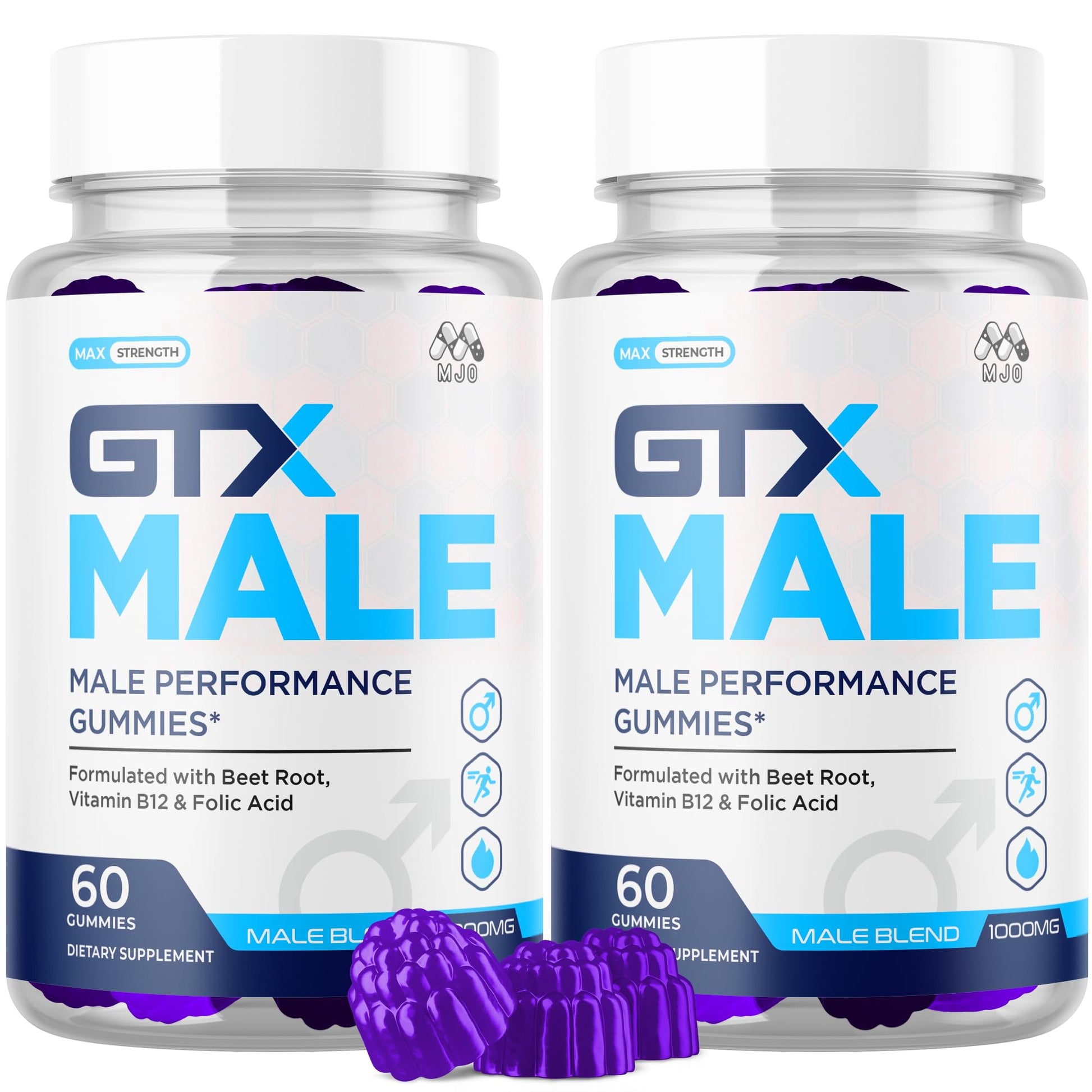 MJO GTX Male Gummies 120 Gummies