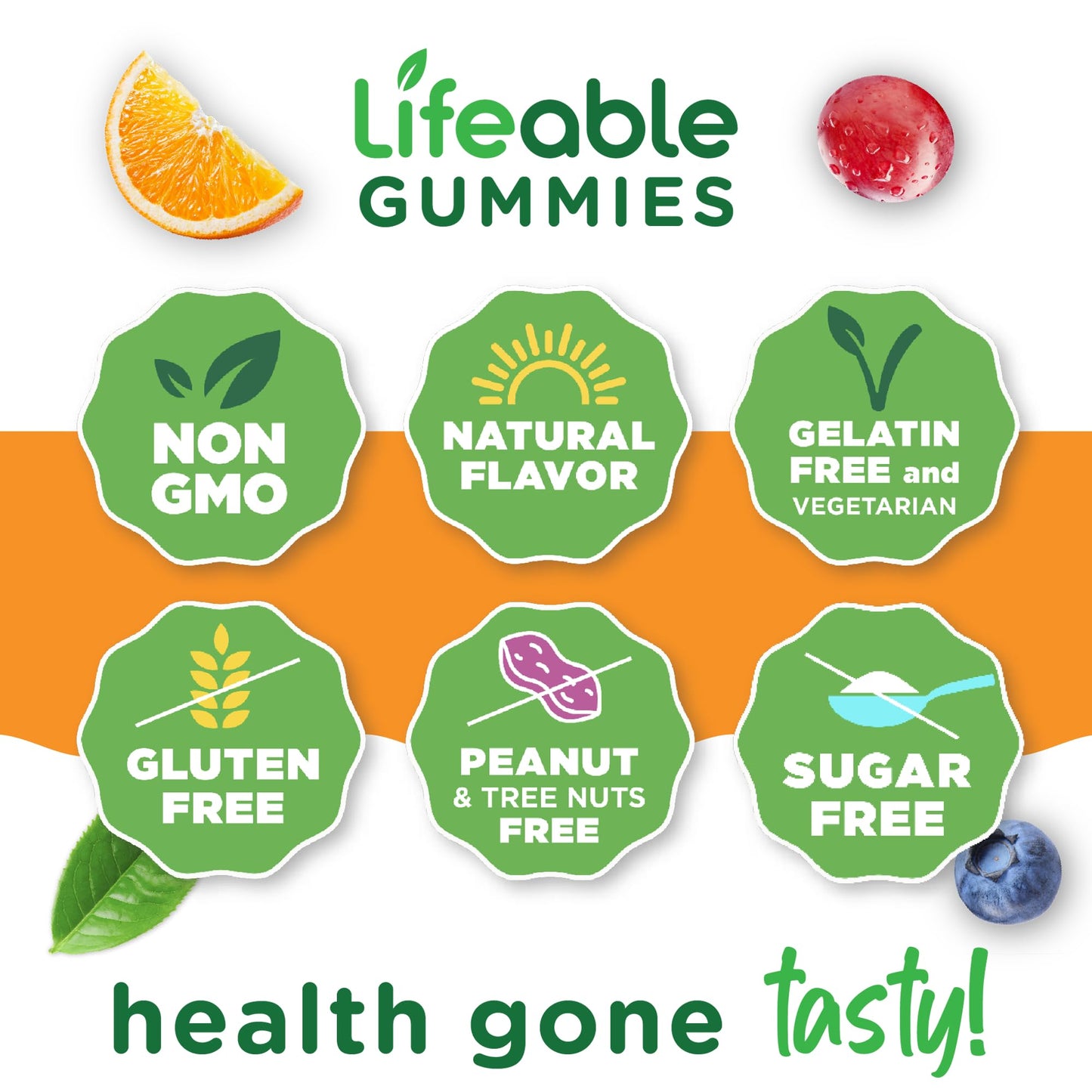 Lifeable Sugar Free Womens Multivitamin Gummy 60 Gummies