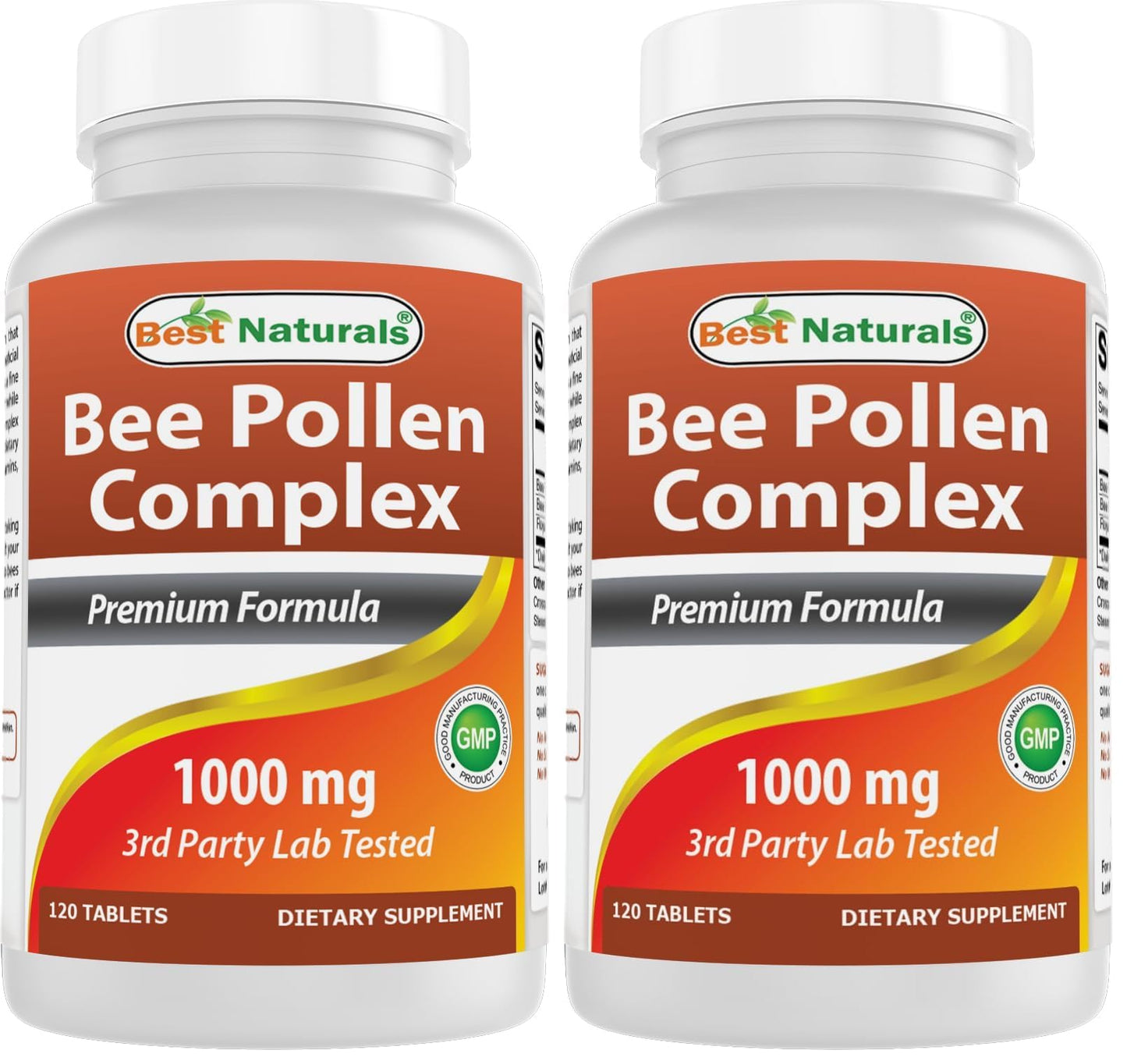 Best Naturals Bee Pollen Complex 1000 mg Tablets, 240 Tablets