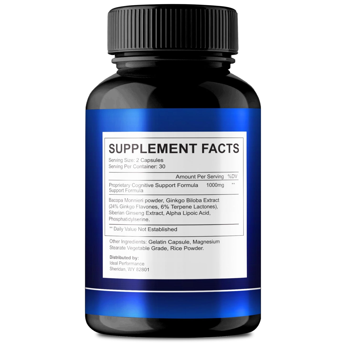 IDEAL PERFORMANCE Neuromaxis Brain & Memory Supplement Capsules, 120 Count