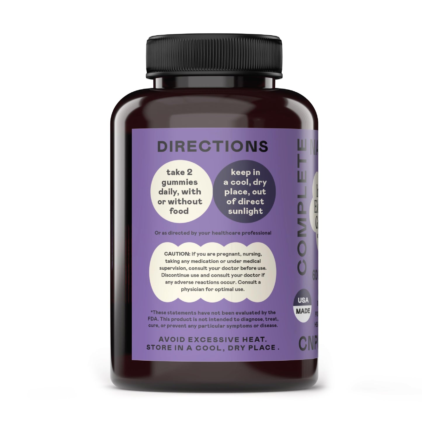 Complete Natural Products Elderberry Gummies Gummy 60 Count