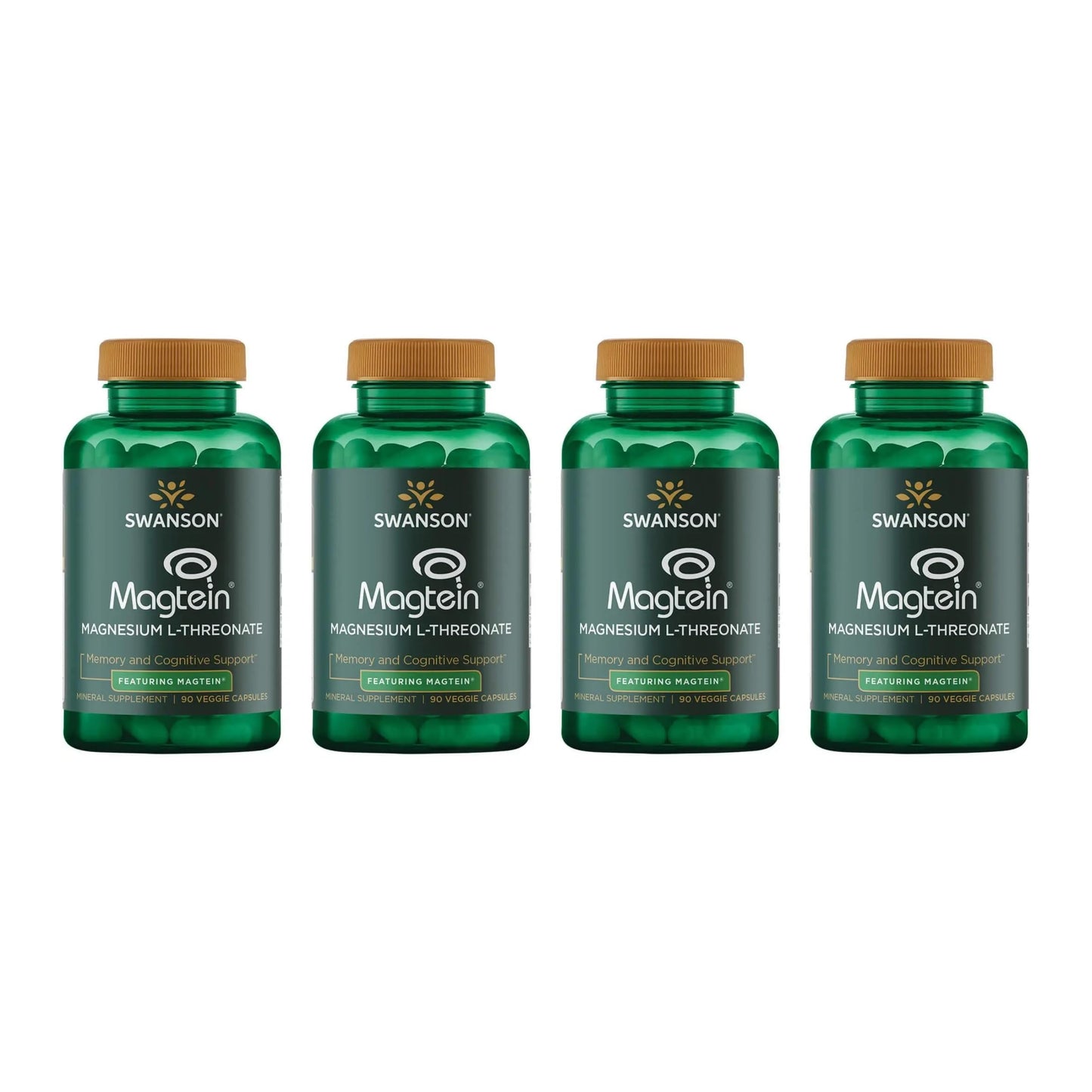 Swanson Magnesium L-Threonate Brain and Cognitive Health Supplement, 360 Capsules