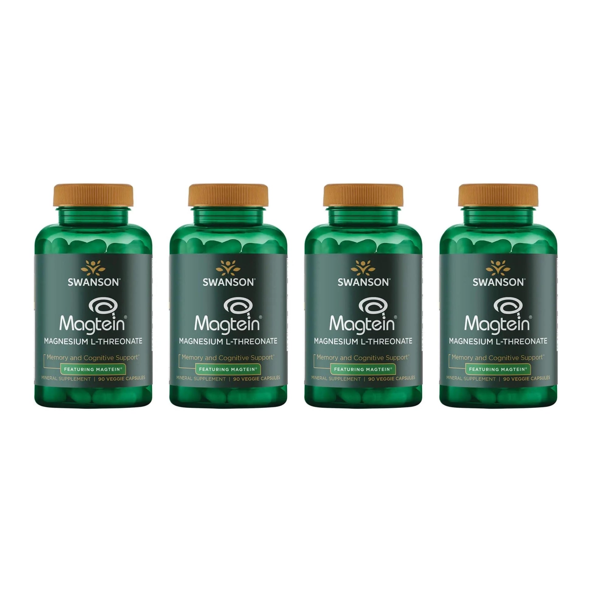 Swanson Magnesium L-Threonate Brain and Cognitive Health Supplement, 360 Capsules