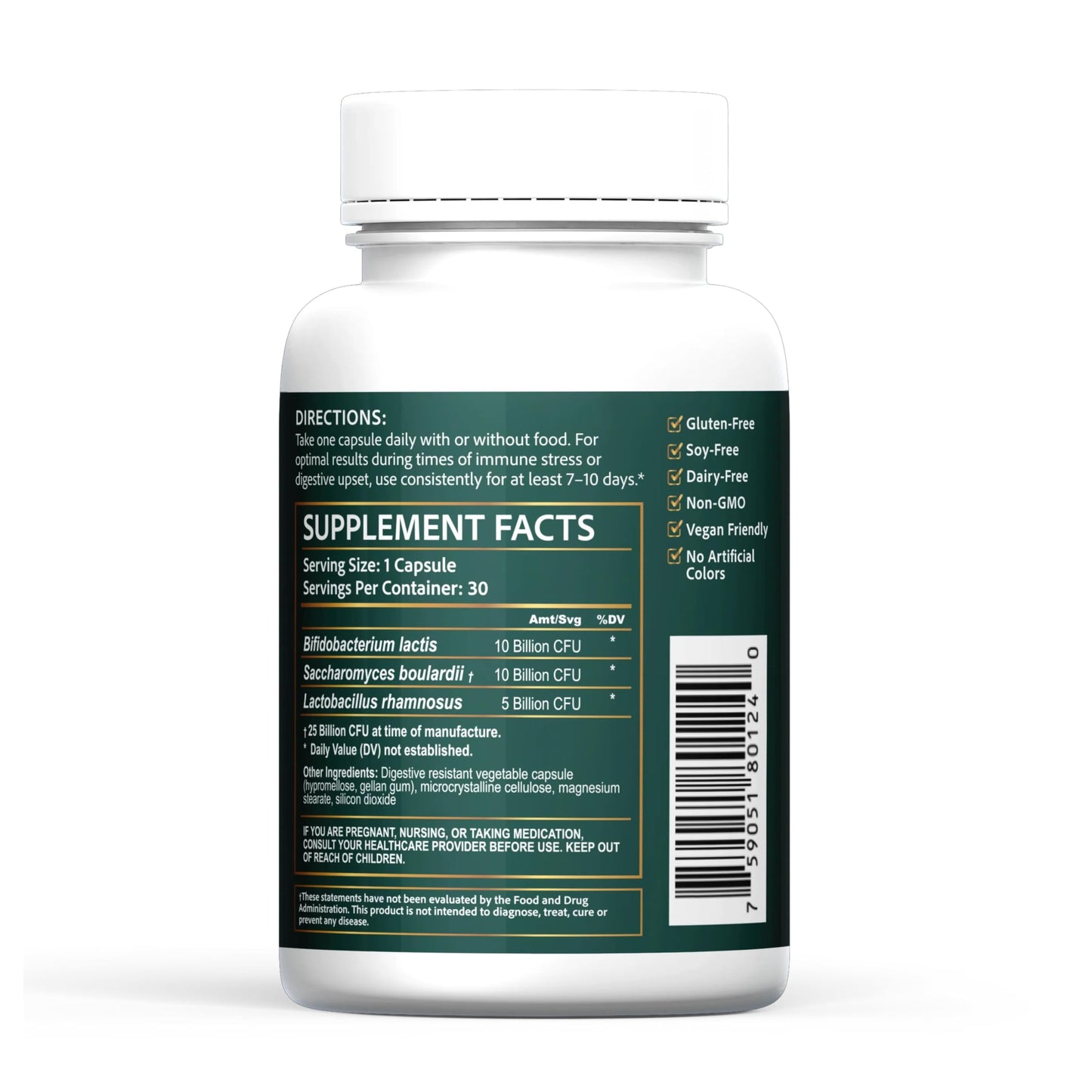 Wellgenix Immunity Max Probiotic 25 Billion CFU Capsules, 1 Count