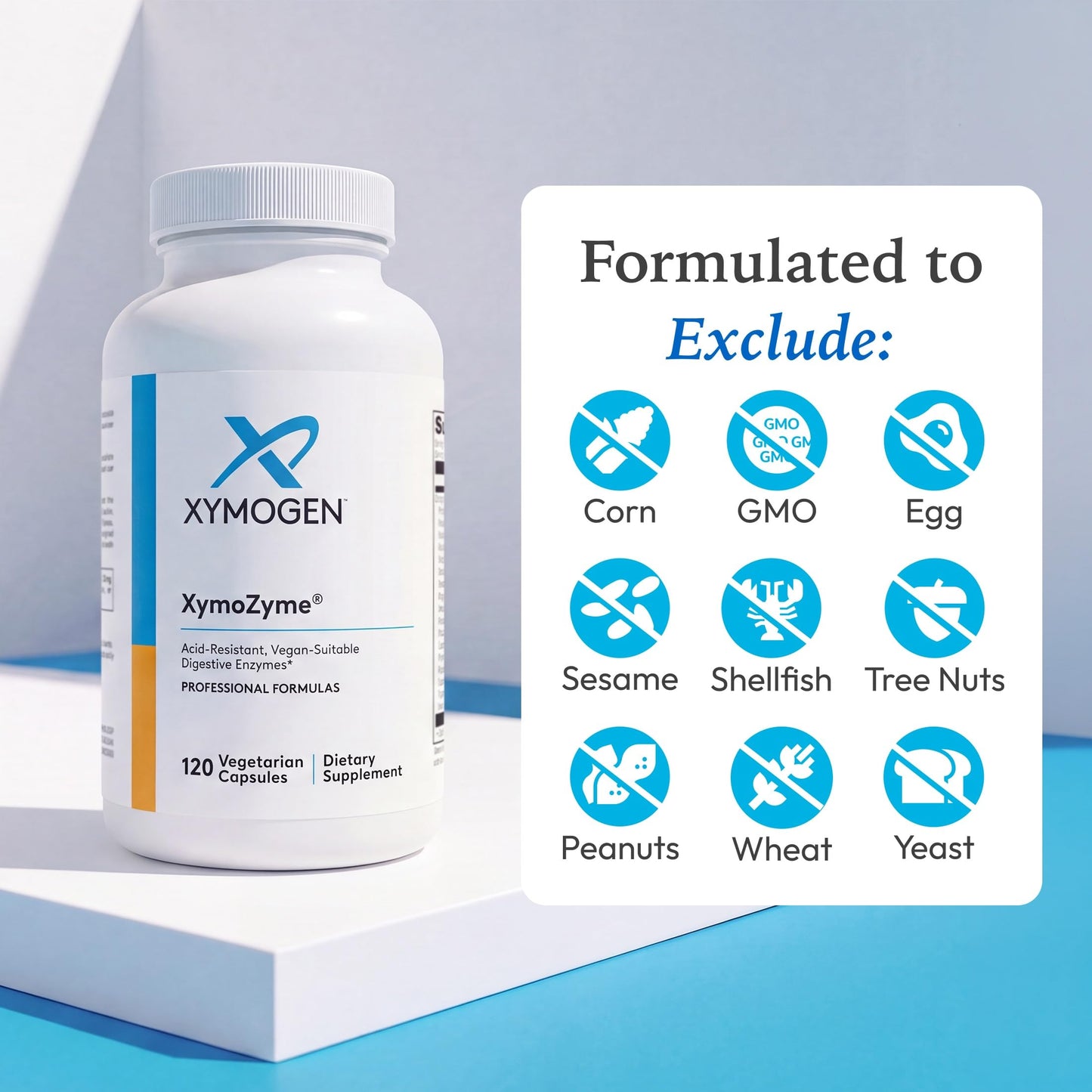 XYMOGEN XymoZyme 120 Capsules