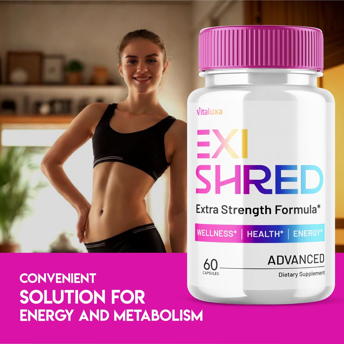 Vitaluxa Exishred Capsules 300 Capsules