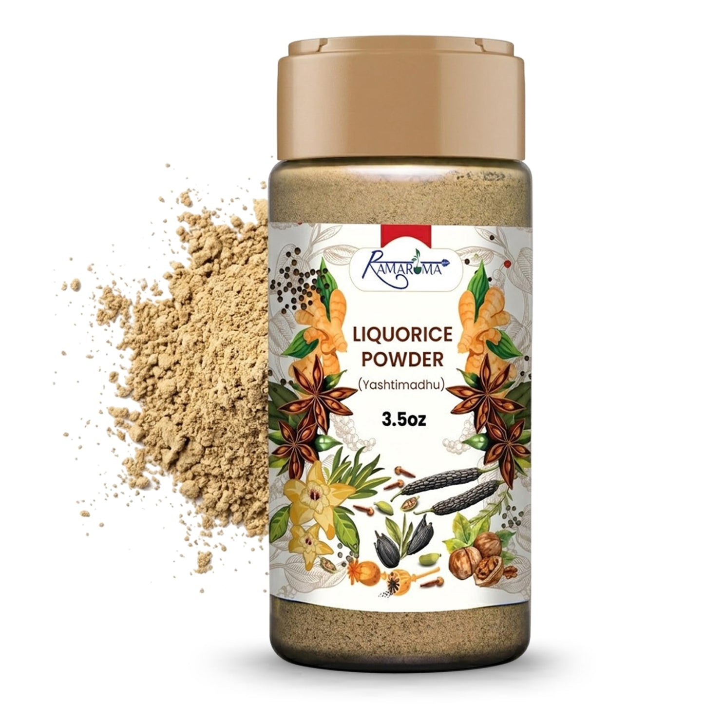 Ramaroma Organic Liquorice Powder (Mulethi) Powder 12 oz