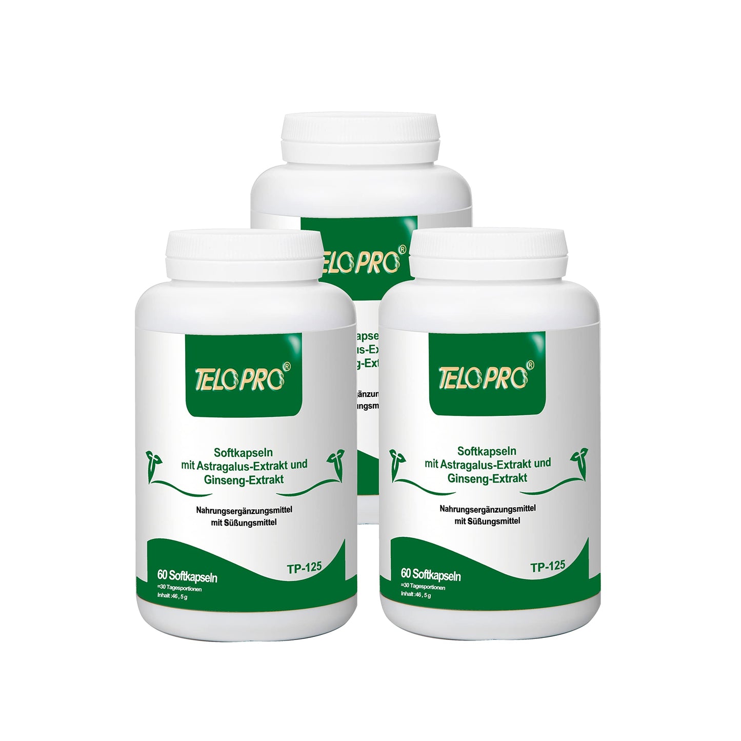 TeloPro Anti Aging Telomere Supplement Softgels 180 Softgels (3 Bottles)