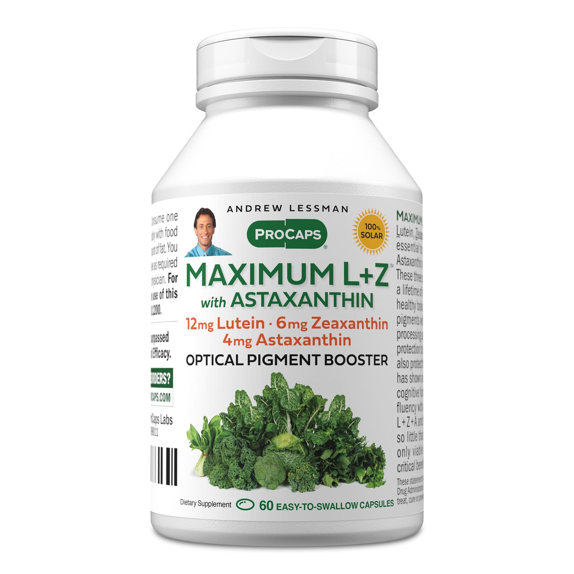 ANDREW LESSMAN ProCaps Maximum L+Z with Astaxanthin 60 Capsules