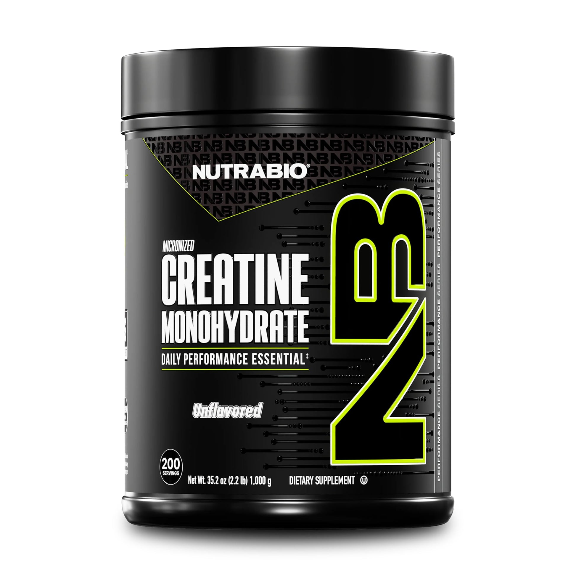 NutraBio Pure Micronized Creatine Monohydrate Powder, 1000 g, 35.27