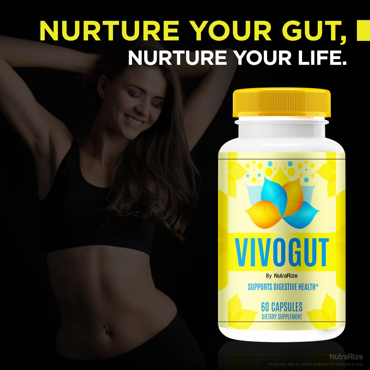 NutraRize VivoGut Capsule 60 Count