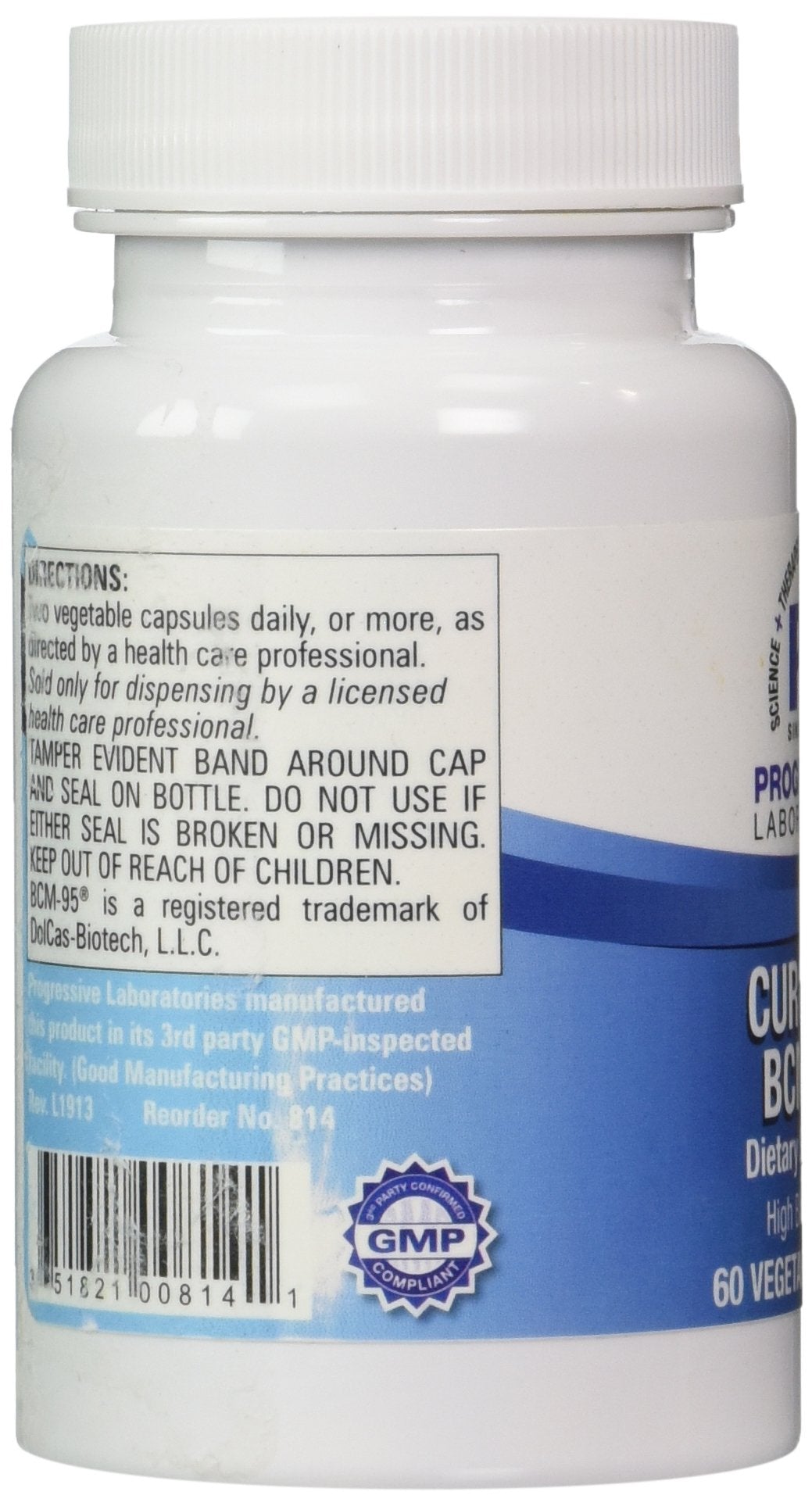 Progressive Laboratories Curcumin BCM-95 Capsules, 60 Count