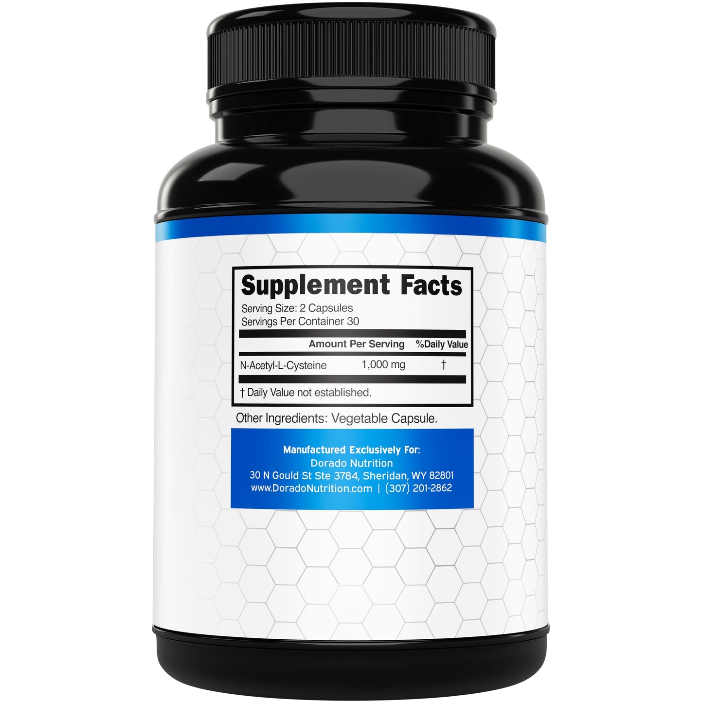 DORADO NUTRITION NAC Supplement Capsules 60 Count