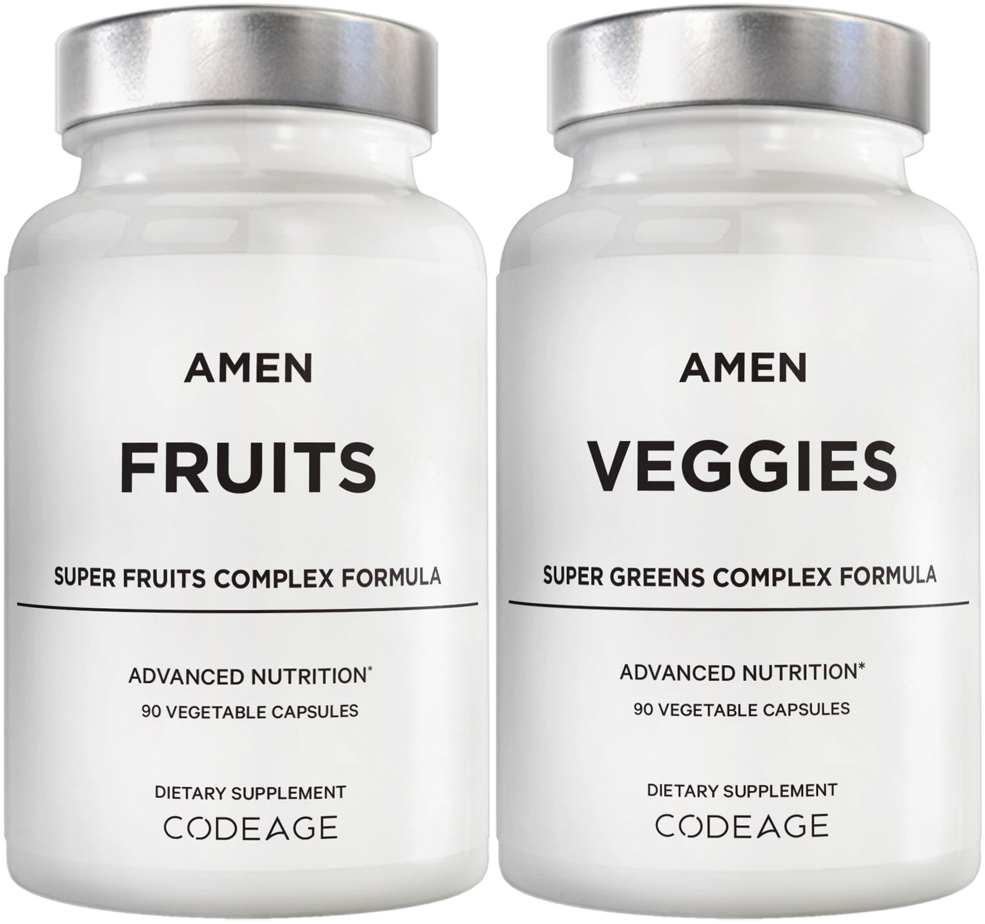 Amen Fruits & Veggies Vitamins Bundle, 180 Capsules