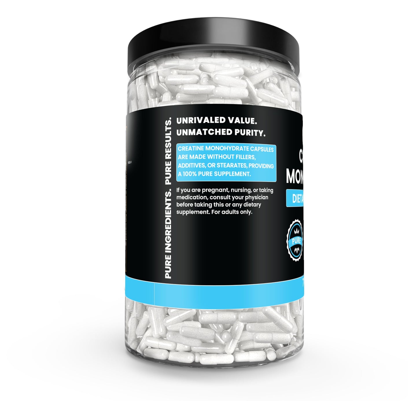 Pure Original Ingredients Creatine Monohydrate Capsules 730