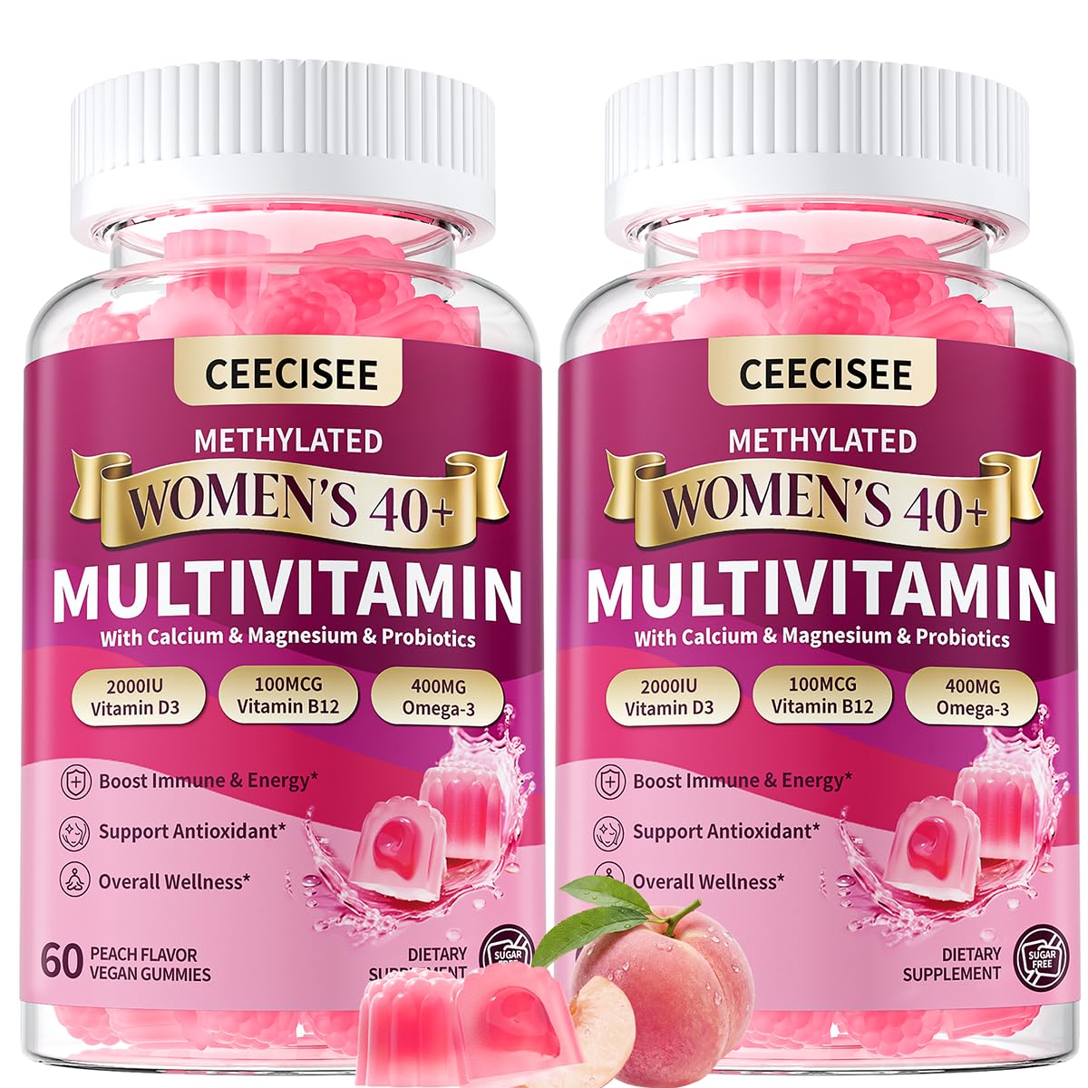 Ceecisee Multivitamin for Women 40 Plus Gummies 120 Count