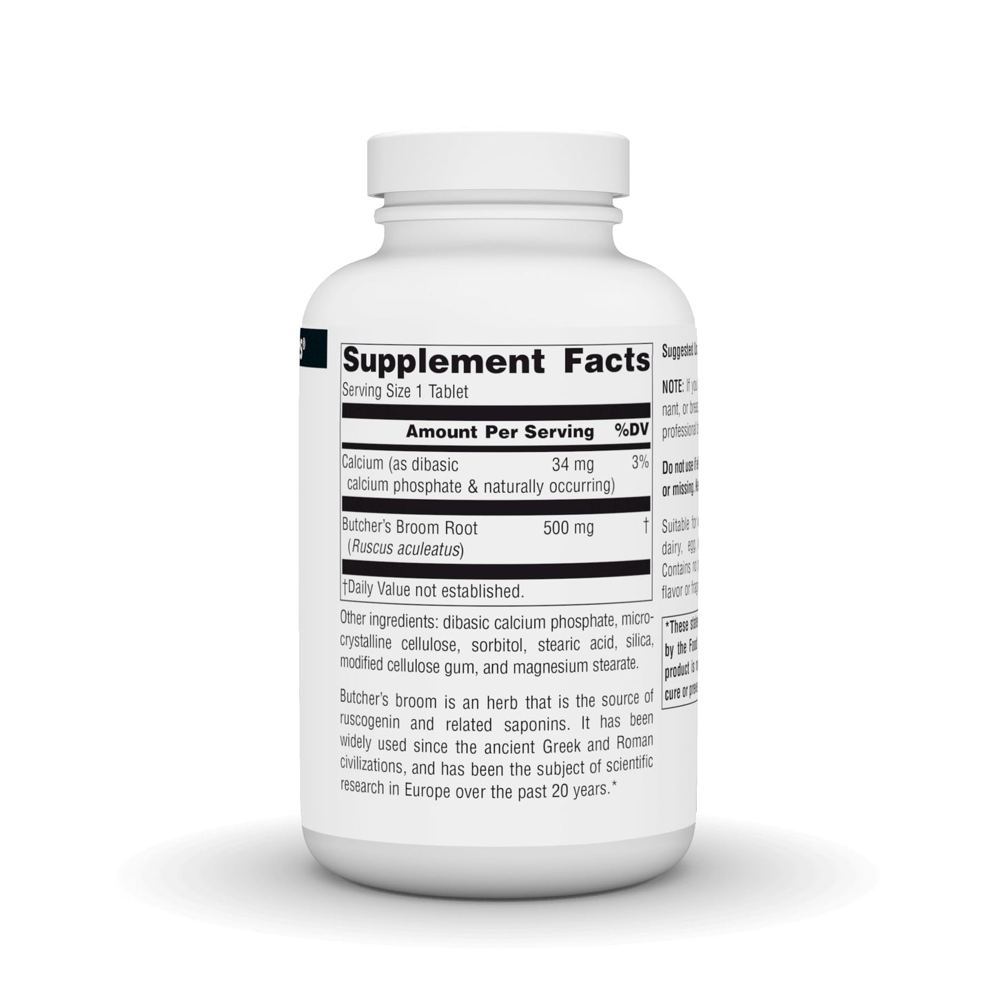 Source Naturals Butcher's Broom, 250 Tablets