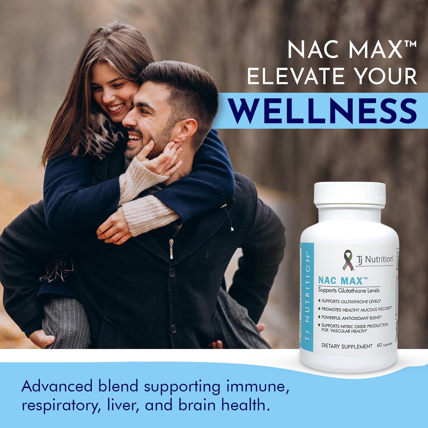 TJ Nutrition NAC MAX Powder 60 Count