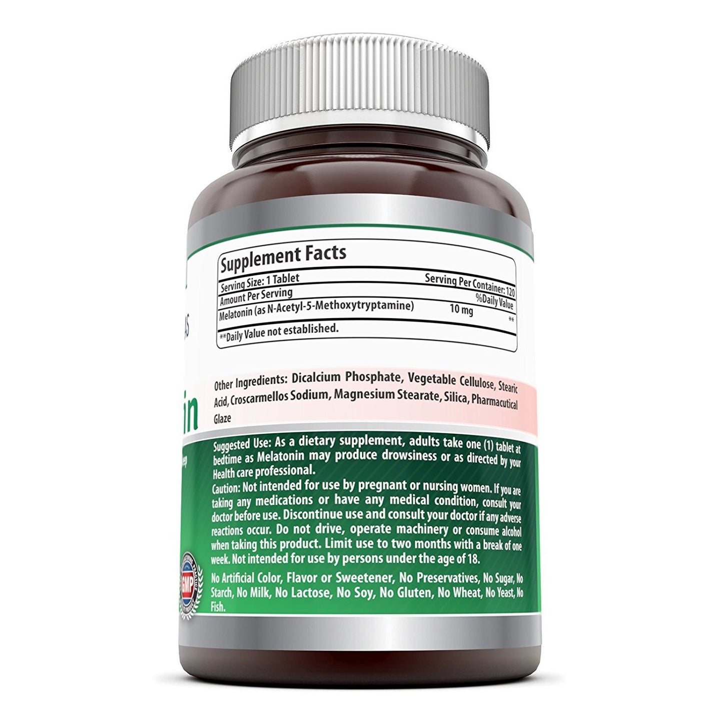 Amazing Nutrition Melatonin 10mg Tablets, 240 Count