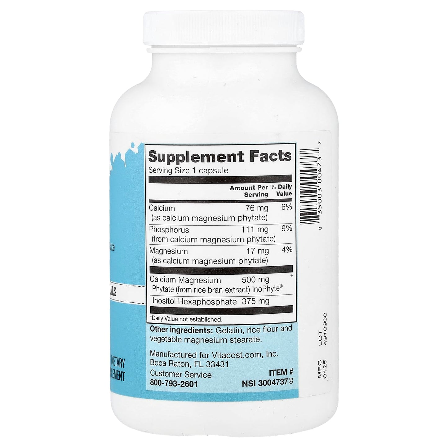 Vitacost IP-6 240 Capsules