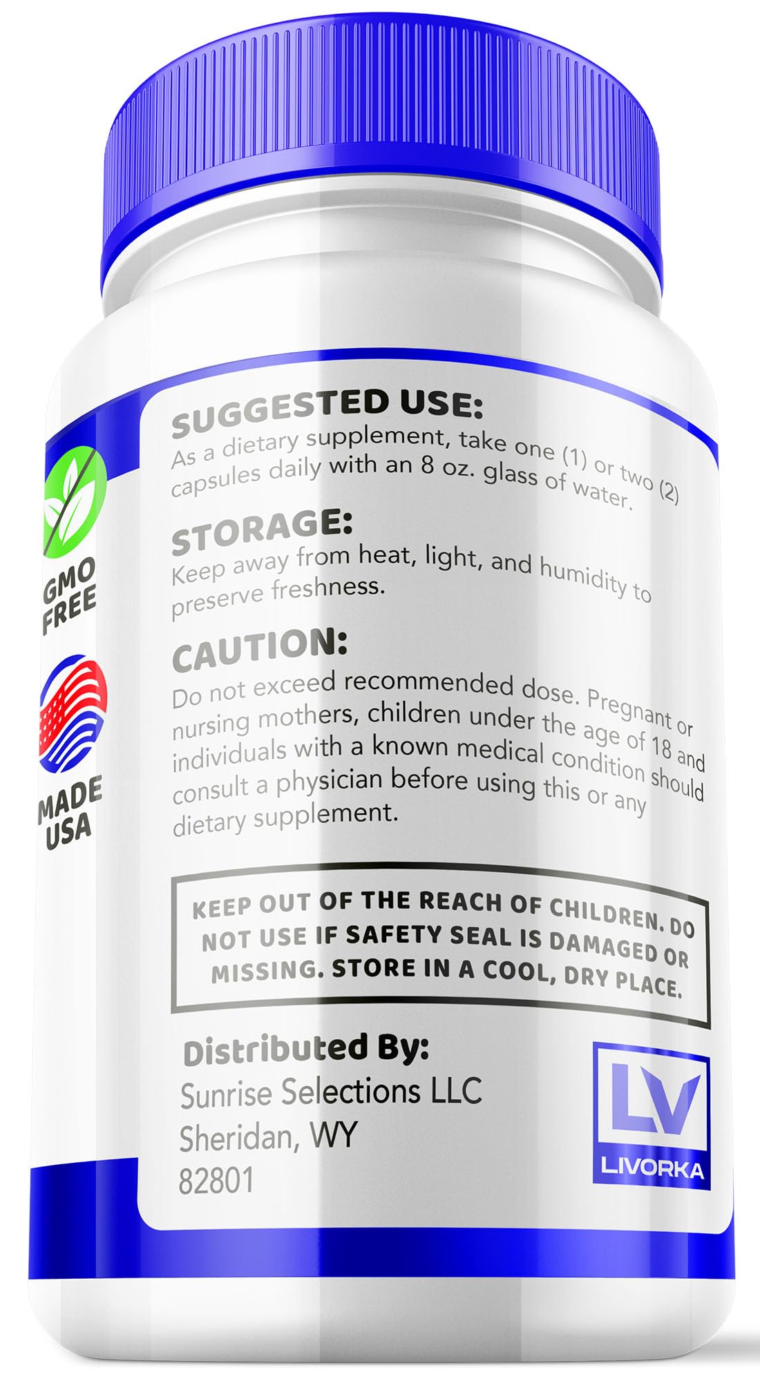 LIVORKA Bevital Cleanse Premium 60 Capsules