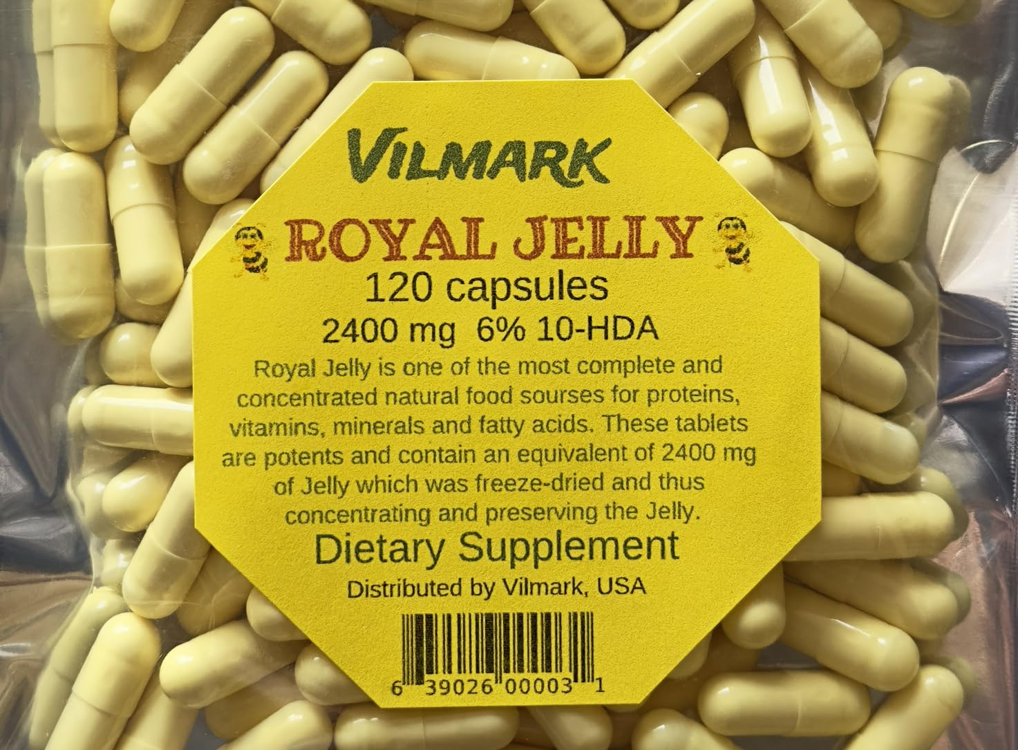 Vilmark Royal Jelly Capsules 120